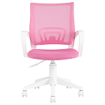 Офисное кресло с основанием из белого пластика Desk chairs Pink варинант исполнения - 2 | Loft Concept в Омске