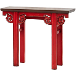 Деревянная консоль в китайском стиле красная Tang Console Table варинант исполнения - 2 | Loft Concept в Омске