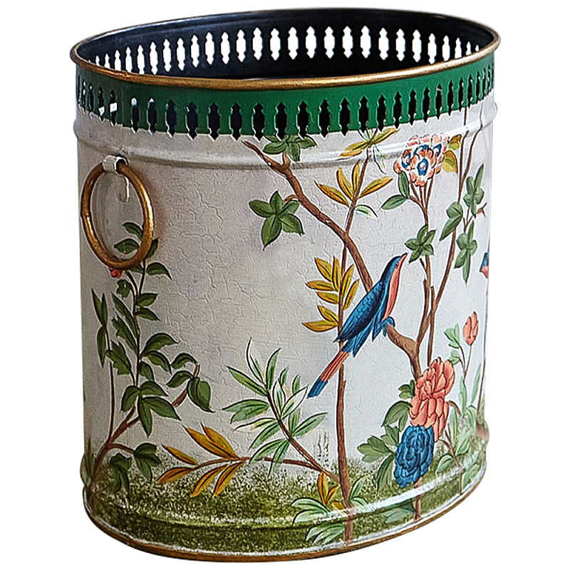 Кашпо из металла в стиле Шинуазри Chinoiserie Flower Pot Мульти Кашпо из металла в стиле Шинуазри Chinoiserie Flower Pot Мульти в Омске | Loft Concept