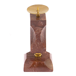 Подсвечник фигурный из натурального камня лемезит Stone Candlestick варинант исполнения - 2 | Loft Concept в Омске