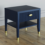 Прикроватная тумбочка с ящиком Elsa Dreams Blue варинант исполнения - 1 | Loft Concept в Омске