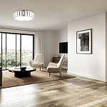 Потолочный светильник с гофрированным абажуром цвета графит Millennium варинант исполнения - 3 | Loft Concept в Омске