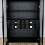 Дизайнерский шкаф витрина Elsa Dreams Black с 4-мя ящиками варинант исполнения - 6 | Loft Concept в Омске