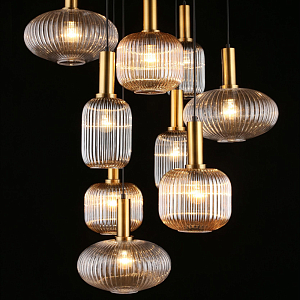 Люстра подвесная Karmelitta Smoky Black