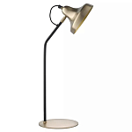 Настольная лампа с плафоном в форме купола в сочетании черного и золотистого цвета Minimalist Execution варинант исполнения - 2 | Loft Concept в Омске