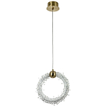Подвесной светильник кольцо украшенный кристаллами из хрусталя Gilbertine Crystals Ring Hanging Lamp варинант исполнения - 2 | Loft Concept в Омске