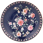 Чайный сервиз из фарфора синий на 6 персон 14 предметов Flower Porcelain Collection варинант исполнения - 3 | Loft Concept в Омске