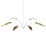 Люстра белая с плафонами в виде лепестков Delicate Flower варинант исполнения - 3 | Loft Concept в Омске