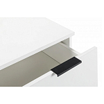 Комод белый с 3-мя ящиками Strict Lines  варинант исполнения - 5 | Loft Concept в Омске