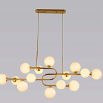 Люстра подвесная с белыми лампами в форме шара Flute варинант исполнения - 4 | Loft Concept в Омске