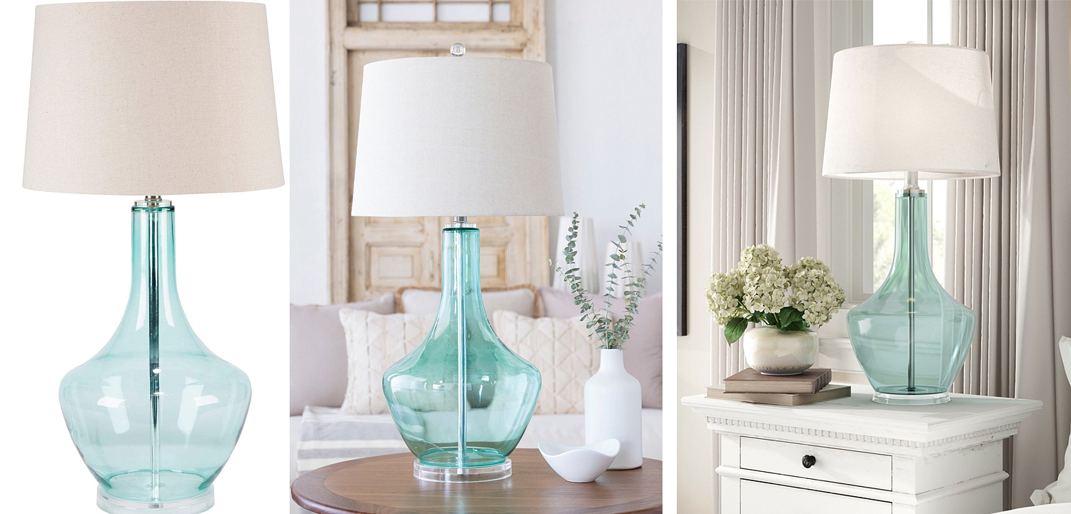 Настольная лампа Fantina Table lamp blue Настольная лампа Fantina Table lamp blue - Loft-Concept в Омске