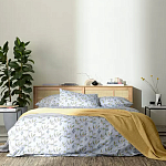 Постельное белье из сатина с рисунком 200х220 см Aurora Allure Sprout варинант исполнения - 2 | Loft Concept в Омске