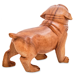 Статуэтка деревянная в виде собаки Balinese Dog варинант исполнения - 2 | Loft Concept в Омске