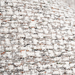 Кресло вращающееся круглой формы из серого шенилла Favorite Vacation Place варинант исполнения - 3 | Loft Concept в Омске