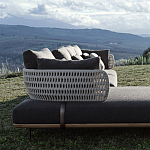 Дизайнерский модульный уличный диван SWAY Modular Sofa варинант исполнения - 9 | Loft Concept в Омске