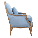 Кресло Ava Classical Armchair light blue velour варинант исполнения - 2 | Loft Concept в Омске