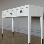 Дизайнерский Письменный стол Elsa Dreams White с тремя ящиками варинант исполнения - 2 | Loft Concept в Омске