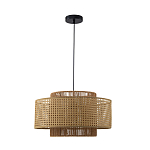 Подвесной светильник с абажуром из плтеного бамбука Light Inside the Cell варинант исполнения - 3 | Loft Concept в Омске