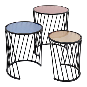 Приставной столик тройной Edinburgh 