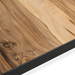 Стол обеденный раздвижной с прямоугольной столешницей на четырех черных ножках Blair варинант исполнения - 7 | Loft Concept в Омске