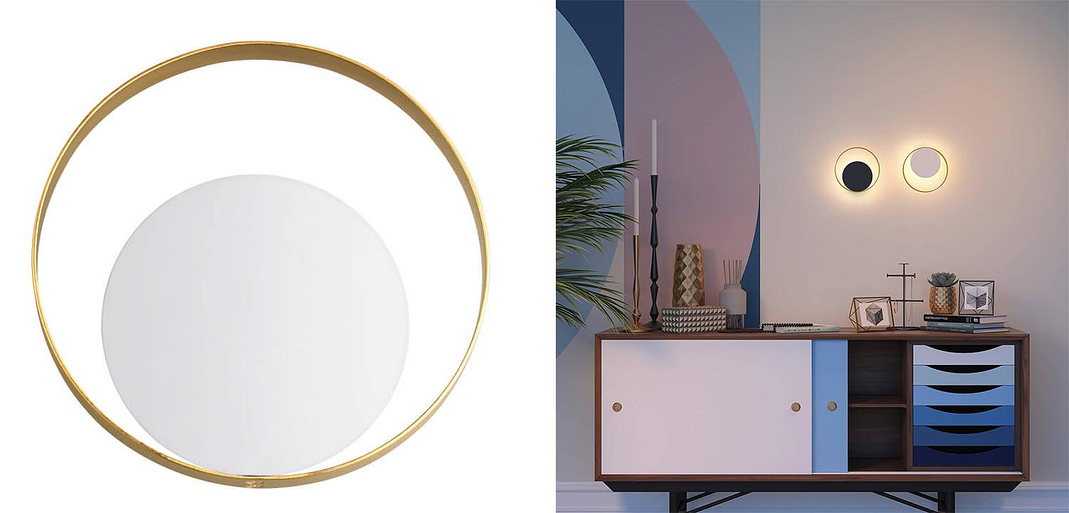 Бра Globo Ocular Sconce Circle White Бра Globo Ocular Sconce Circle White - Loft-Concept в Омске