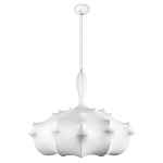 Подвесной светильник с белым фигурным абажуром и мягкими волнистыми краями Cloud Motion  варинант исполнения - 17 | Loft Concept в Омске
