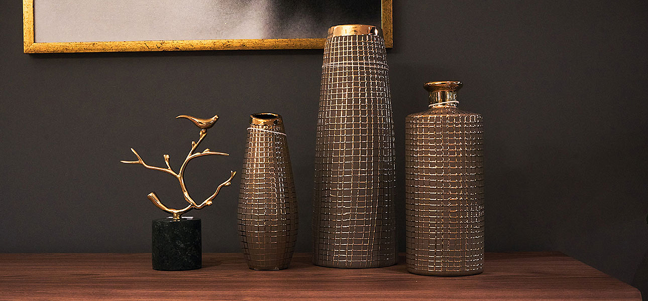 Ваза Golden mesh 25 - Loft-Concept в Омске