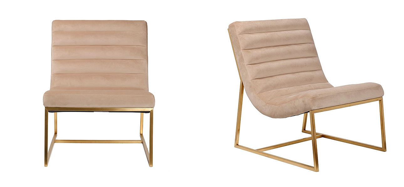 Кресло Great Basin matte gold Кресло Great Basin matte gold - Loft-Concept в Омске