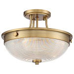 Потолочный светильник со стеклянным плафоном в виде купола Quoizel варинант исполнения - 13 | Loft Concept в Омске