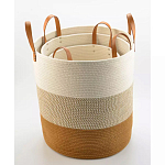 Корзина для хранения с ручками Interlacement Stripes М варинант исполнения - 1 | Loft Concept в Омске