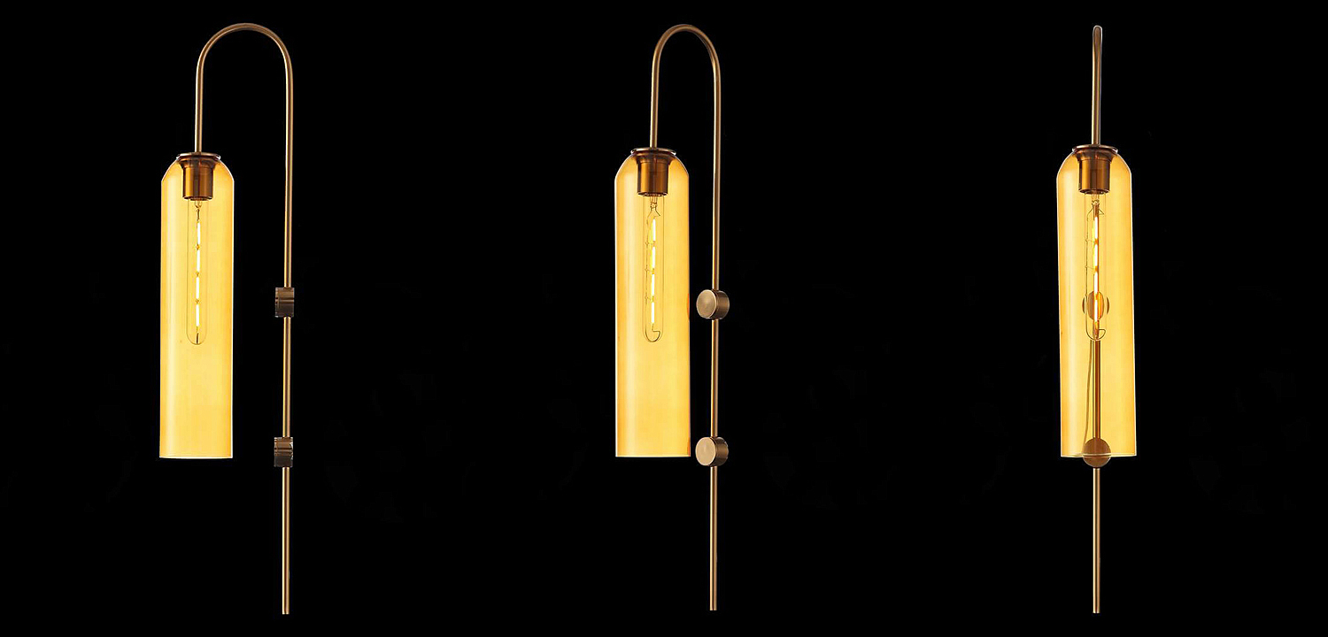 Бра ARTICOLO float Wall Sconce Amber Бра ARTICOLO float Wall Sconce Amber - Loft-Concept в Омске