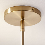 Люстра круглая с 2-мя металлическими абажурами Andromeda варинант исполнения - 5 | Loft Concept в Омске