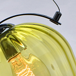 Подвесной светильник со стеклянном плафоном в форме бокала Kaleido варинант исполнения - 28 | Loft Concept в Омске