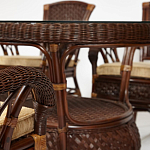 Комплект обеденный из ротанга Eloise grand варинант исполнения - 13 | Loft Concept в Омске