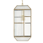 Подвесной светильник с рельефным стеклом Embossed Glass варинант исполнения - 3 | Loft Concept в Омске