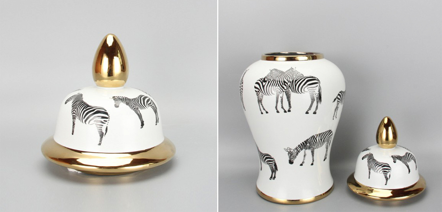 Ваза White Vase Zebra Ваза White Vase Zebra - Loft-Concept в Омске
