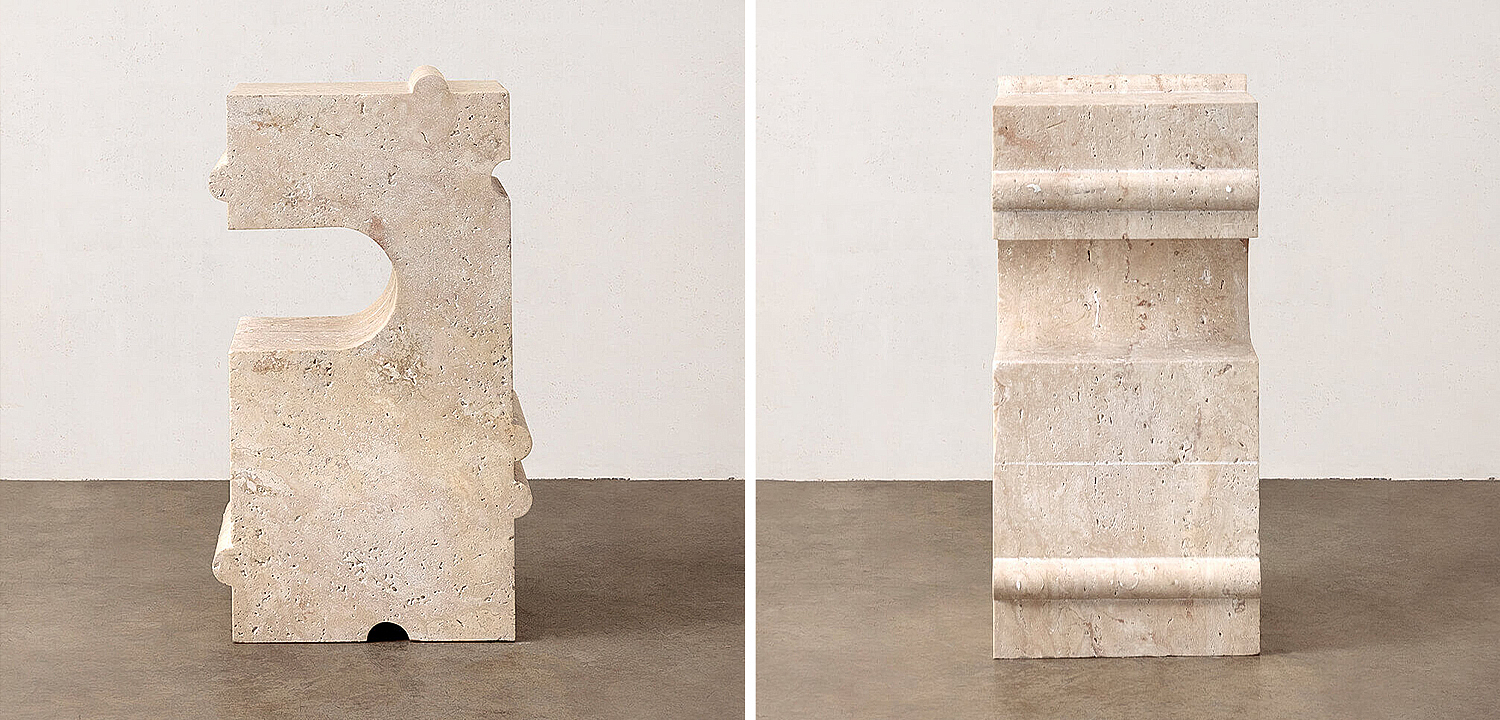 Приставной стол Hume Stone Side Table дизайн Kelly Wearstler Приставной стол Hume Stone Side Table дизайн Kelly Wearstler - Loft-Concept в Омске