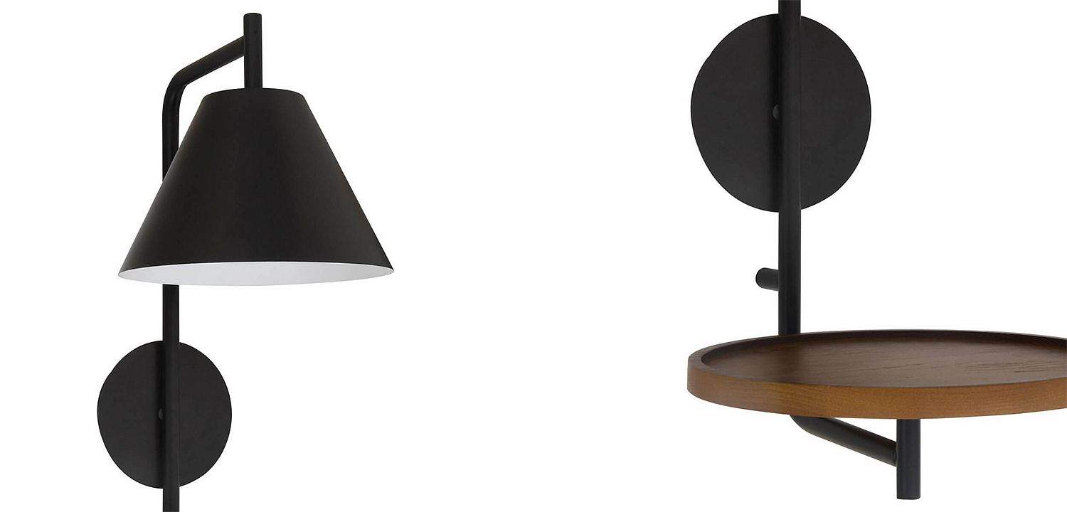 Бра с полкой Darko Wall Lamp Бра с полкой Darko Wall Lamp - Loft-Concept в Омске