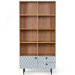 Широкий стеллаж с принтом Elise Rack варинант исполнения - 14 | Loft Concept в Омске