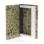 Шкатулка в виде книги из натурального камня змеевик Stone Casket варинант исполнения - 3 | Loft Concept в Омске