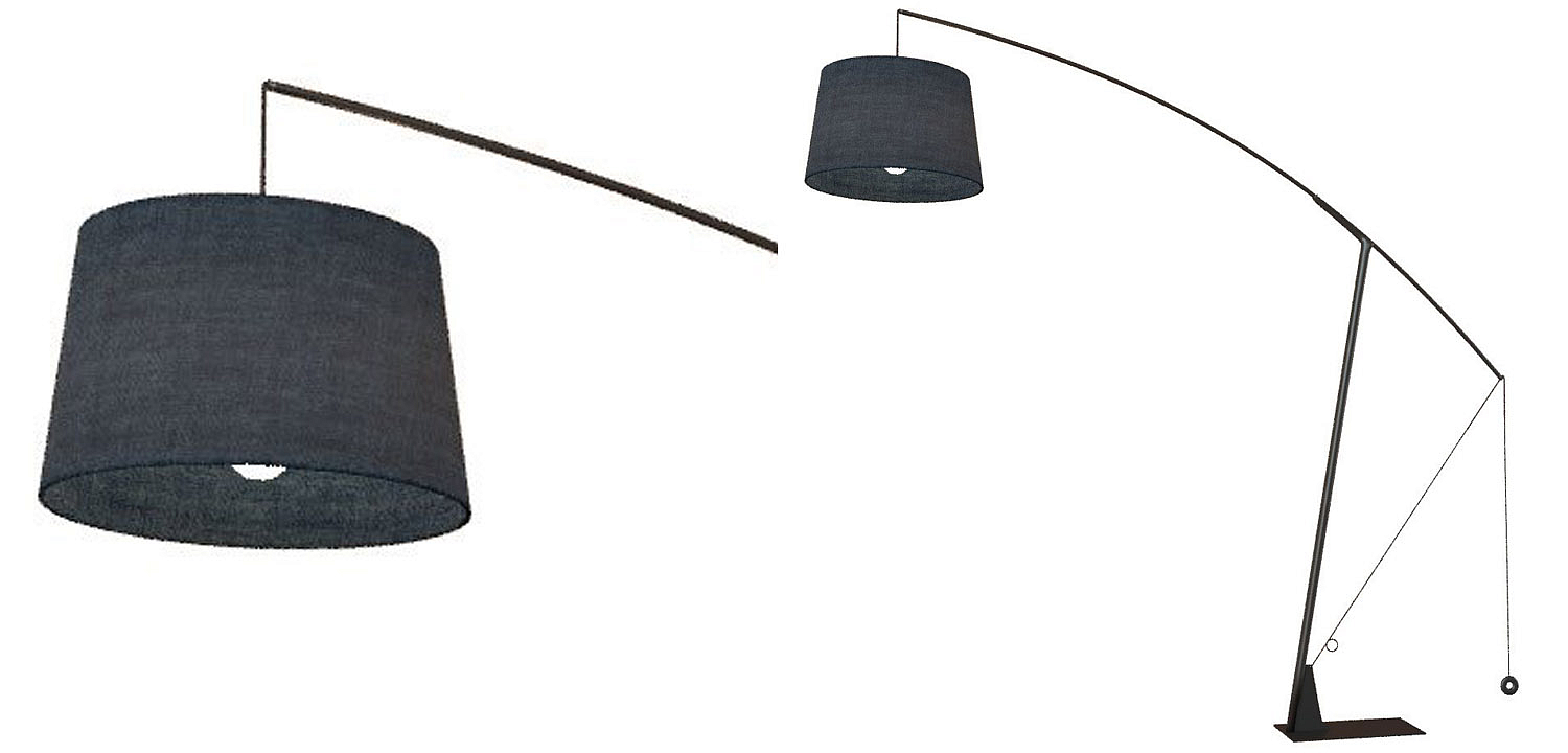 Торшер Havard black - Loft-Concept в Омске