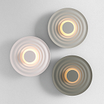 Бра круглое Soft Halo серый варинант исполнения - 5 | Loft Concept в Омске