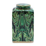Ваза с малахитовым узором MALACHITE варинант исполнения - 1 | Loft Concept в Омске