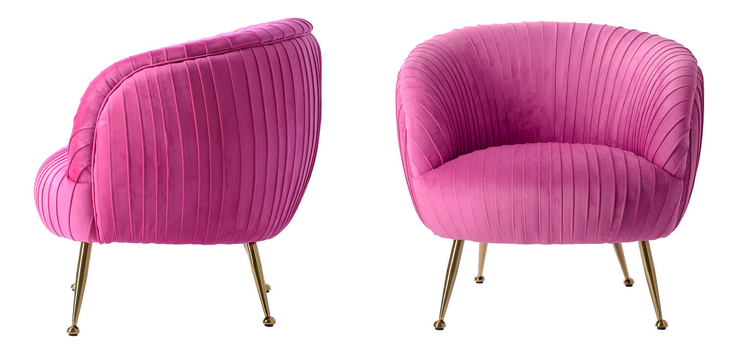 Кресло SOUFFLE CHAIR pink velor Кресло SOUFFLE CHAIR pink velor - Loft-Concept в Омске
