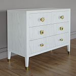 Бельевой Комод с 4 ящиками Elsa Dreams White варинант исполнения - 1 | Loft Concept в Омске