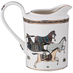 Чайный сервиз из фарфора с изображением лошадей на 6 персон 15 предметов Porcelain Horse Set  варинант исполнения - 5 | Loft Concept в Омске