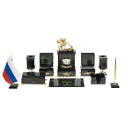 Настольный письменный набор из нефрита в подарочной коробке Victorious варинант исполнения - 1 | Loft Concept в Омске