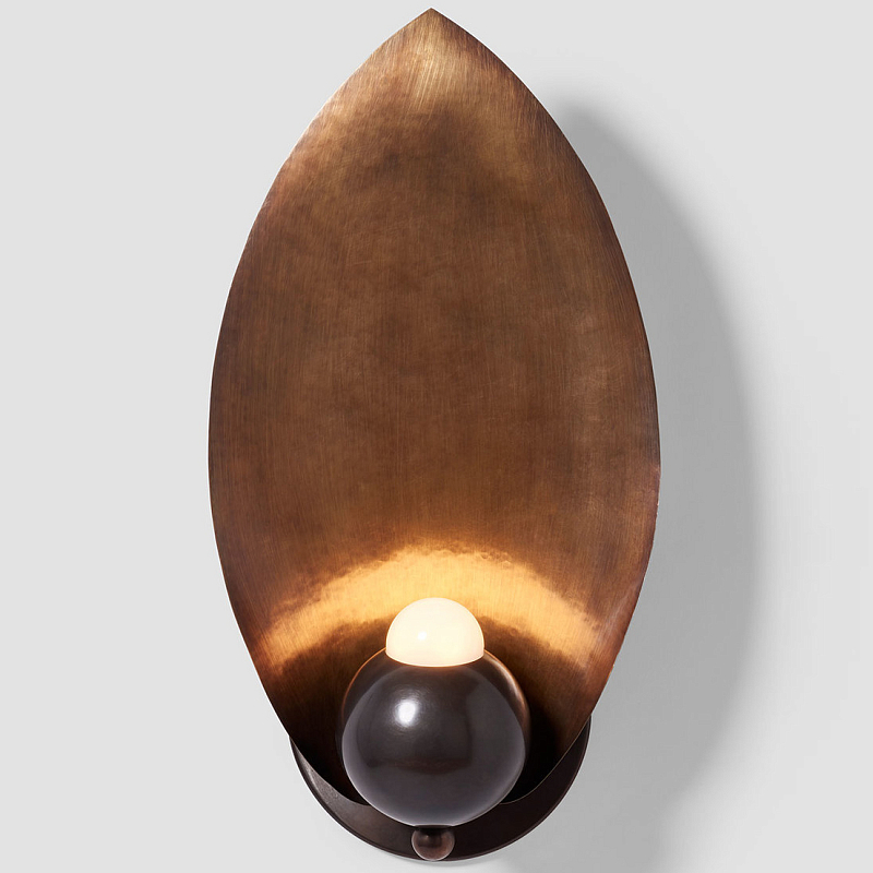 Бра LAVRA Wall Lamp Mocha Латунь Мокко в Омске | Loft Concept 