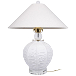 Настольная лампа керамическая с абажуром Valencia варинант исполнения - 1 | Loft Concept в Омске