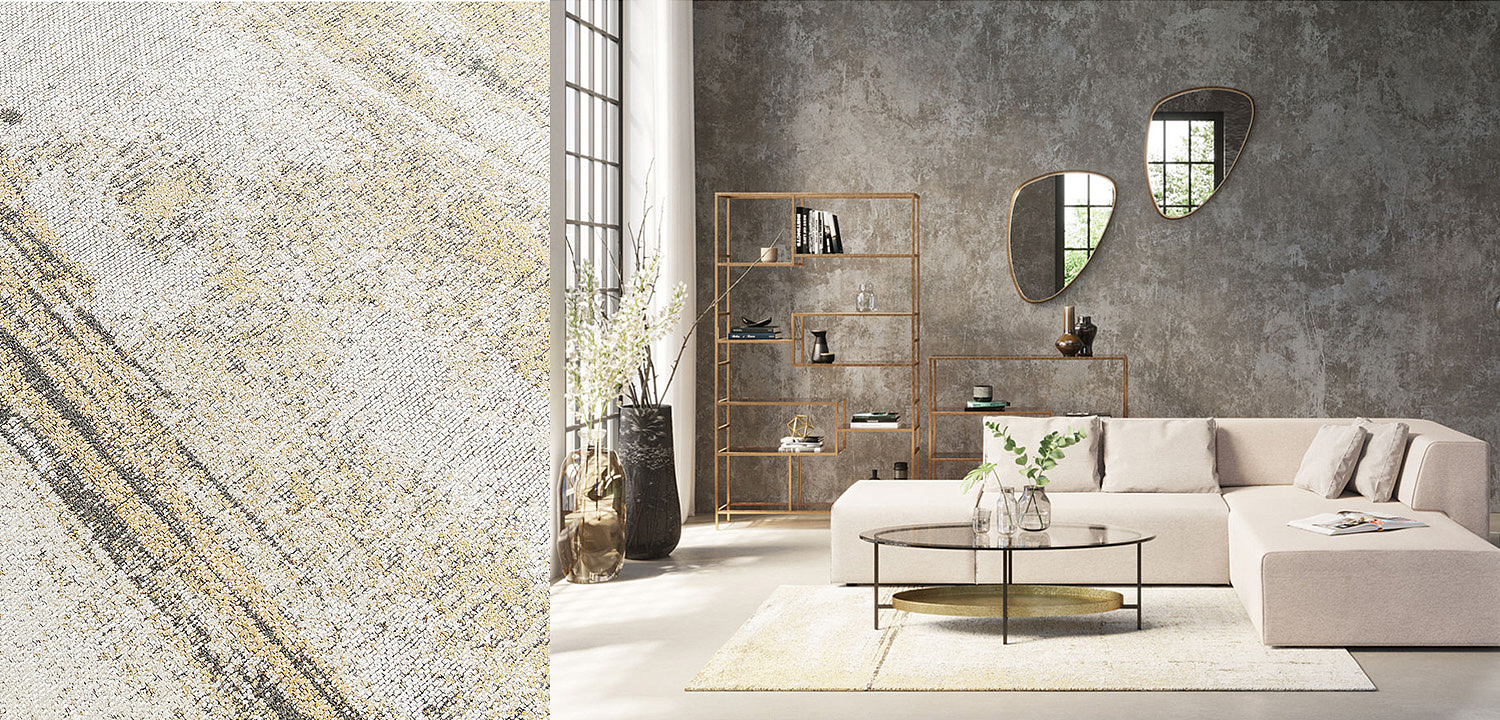 Ковер Abstraction beige Ковер Abstraction beige - Loft-Concept в Омске